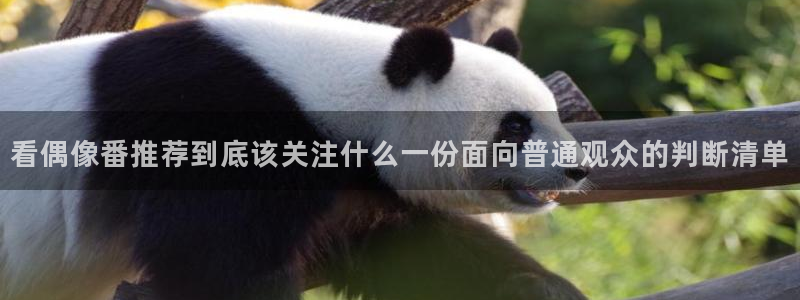 代香蕉成熟时:看偶像番推荐到底该关注什么一份面向普通观众的判断清单配图